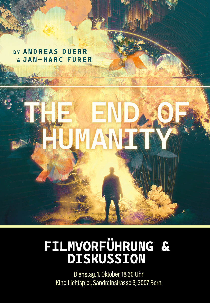 KI generiertes Bild von Film "the End of humanity"